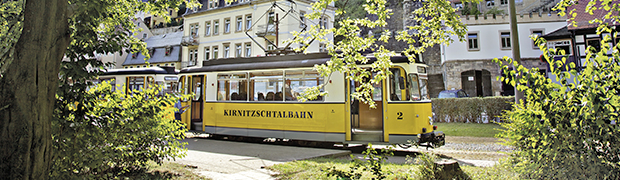 Kirnitzschtalbahn in Bad Schandau